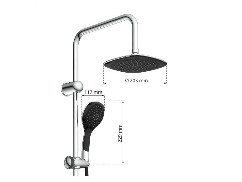 Gehe zu Vollbildansicht: Eisl Duschsystem »DUSCHTRAUM« mit Regendusche - Bild 10