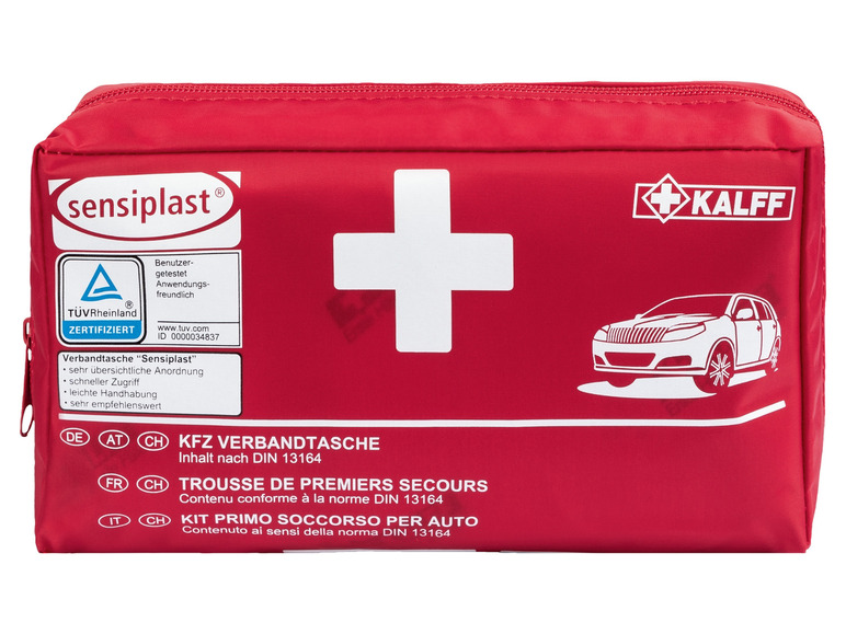 Gehe zu Vollbildansicht: sensiplast® Autoverbandtasche 44 tlg. Set - Bild 1