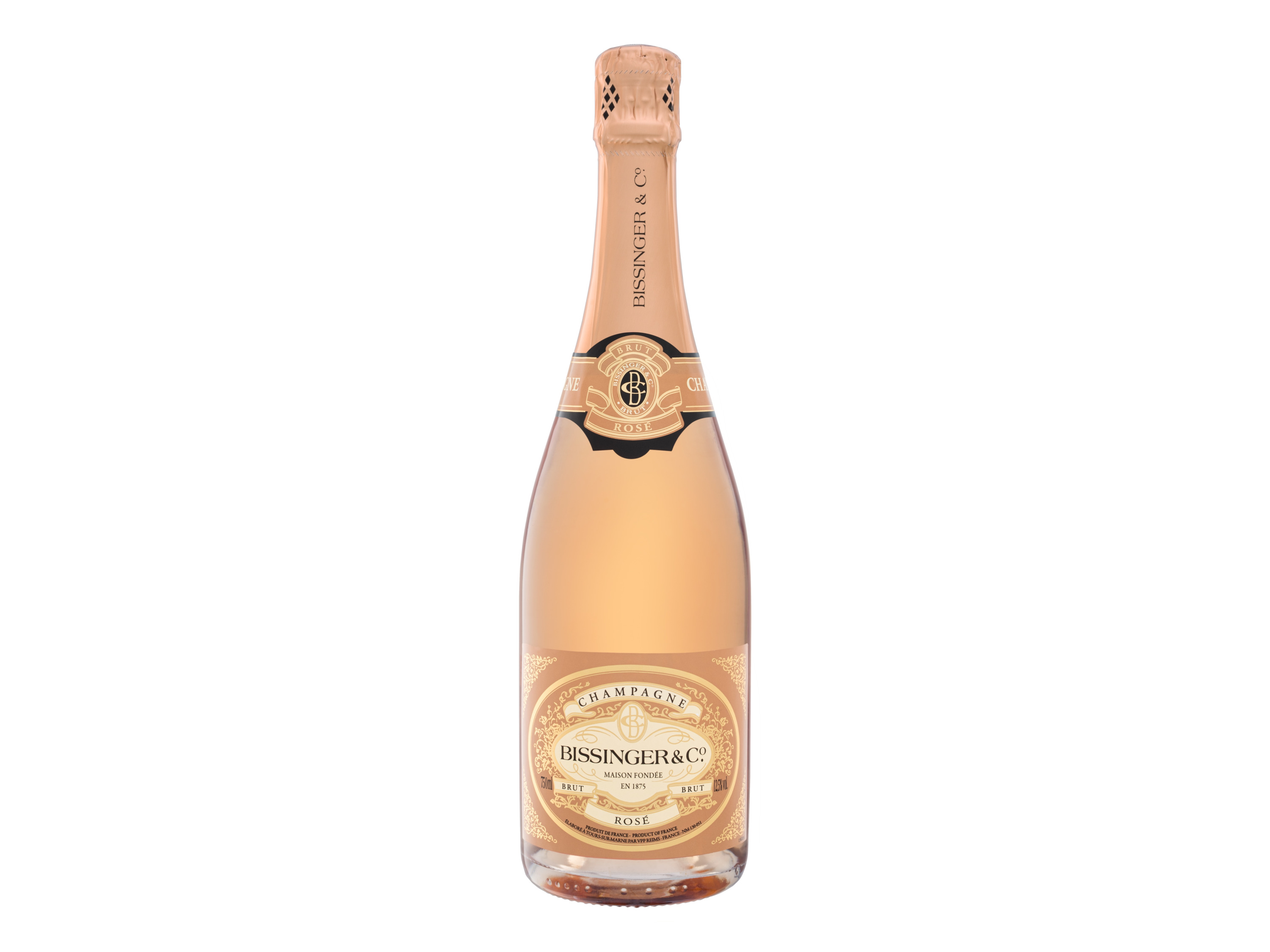 Bissinger Rosé brut, Champagner