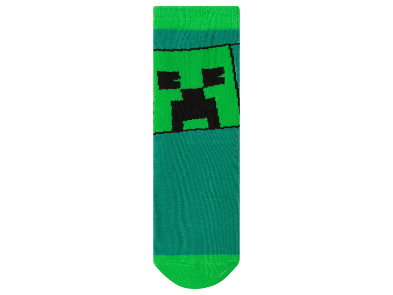 Gehe zu Vollbildansicht: Minecraft Kinder Socken, 3 Paar, weiche Baumwollmischung - Bild 9