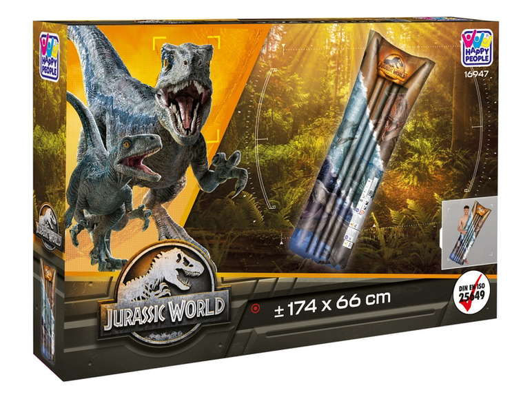 Gehe zu Vollbildansicht: Jurassic World Luftmatratze, 174 x 59 x 18 cm - Bild 4