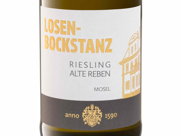 QbA Alte trocken, Riesling 2022 Reben Weißwein Weingut Losen-Bockstanz