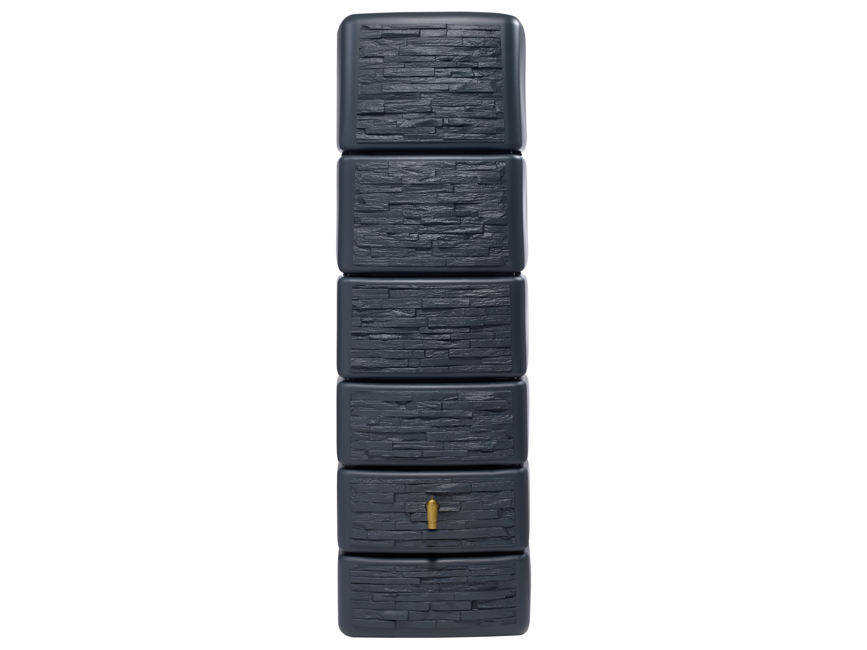 4rain Wandtank SLIM STONE DECOR 330 L (graphite grey)