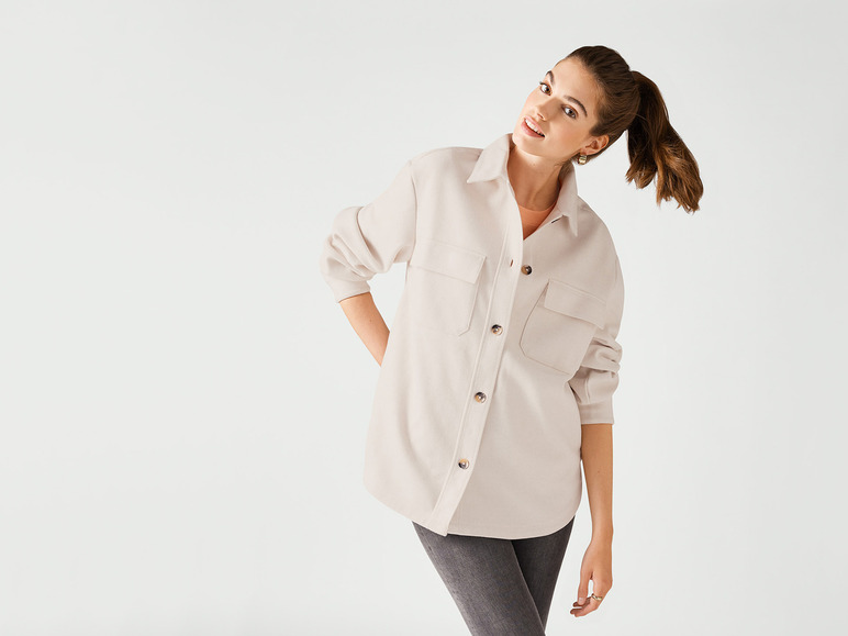 Gehe zu Vollbildansicht: esmara® Damen Overshirt in Fleece-Qualität - Bild 3