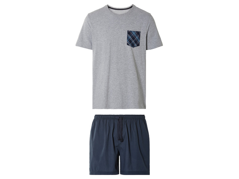 Gehe zu Vollbildansicht: LIVERGY® Herren Pyjama mit Shorts - Bild 7