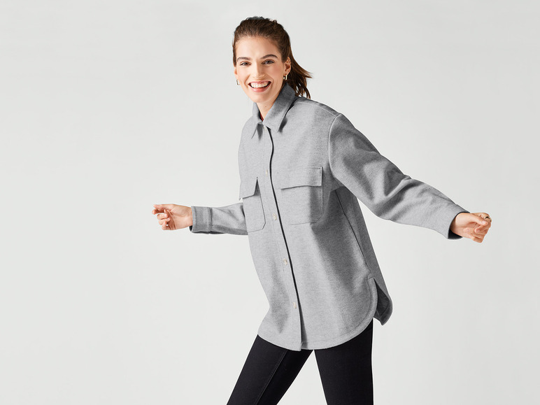 Gehe zu Vollbildansicht: esmara® Damen Overshirt in Fleece-Qualität - Bild 10