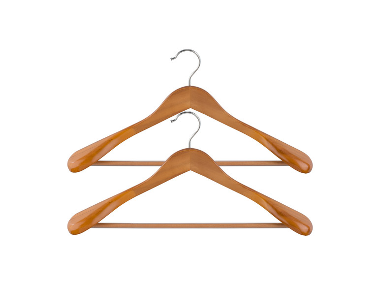 Gehe zu Vollbildansicht: LIVARNO home Kleiderbügel Sets, aus Holz - Bild 6