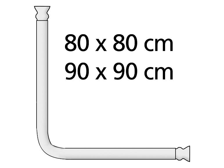 Gehe zu Vollbildansicht: Wenko Universal Winkelstange, für Vorhänge - Bild 25