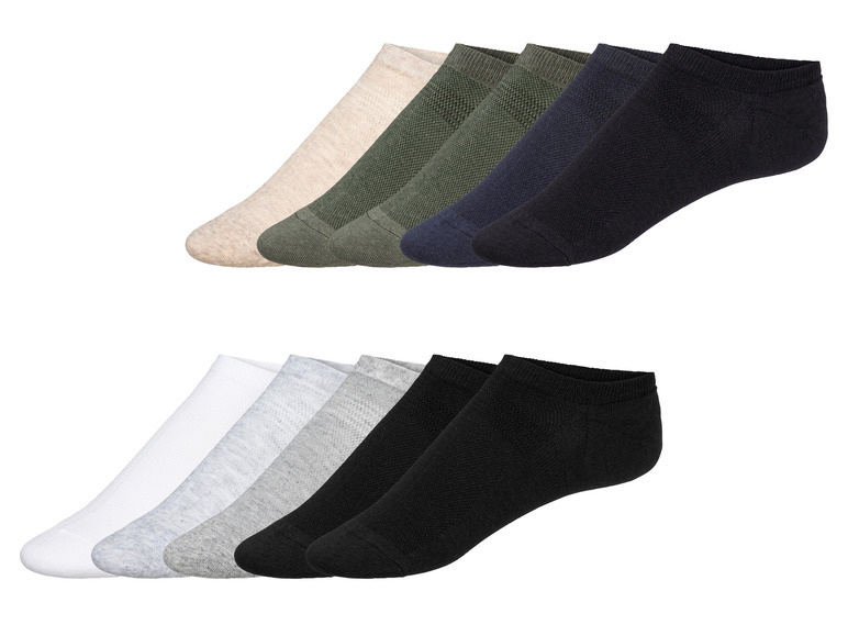 Gehe zu Vollbildansicht: LIVERGY® Herren Sneakersocken, 5 Paar, mit Baumwolle - Bild 1