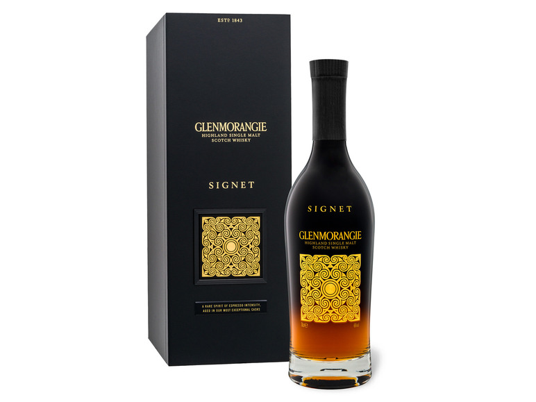 Whisky Highland Geschenkbox Scotch Signet Single Malt Vol mit Glenmorangie 46%