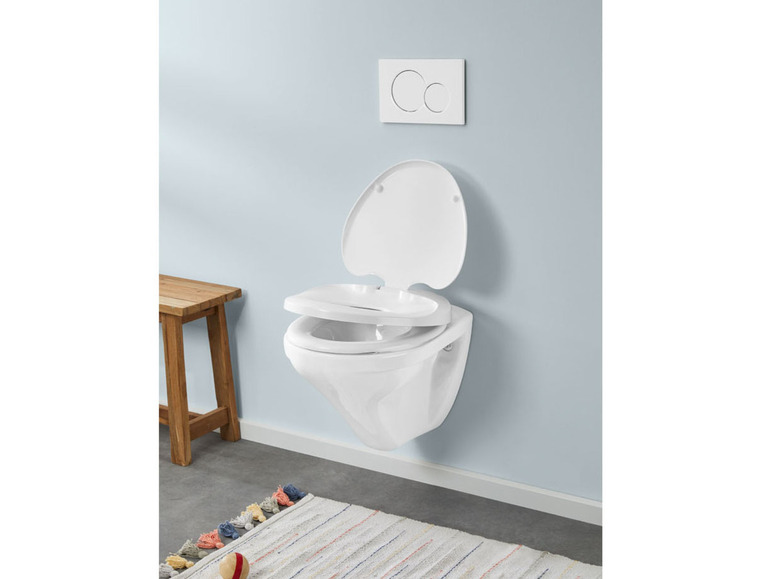 LIVARNO home WC-Sitz, 2-in-1, mit integriertem Kindersitz