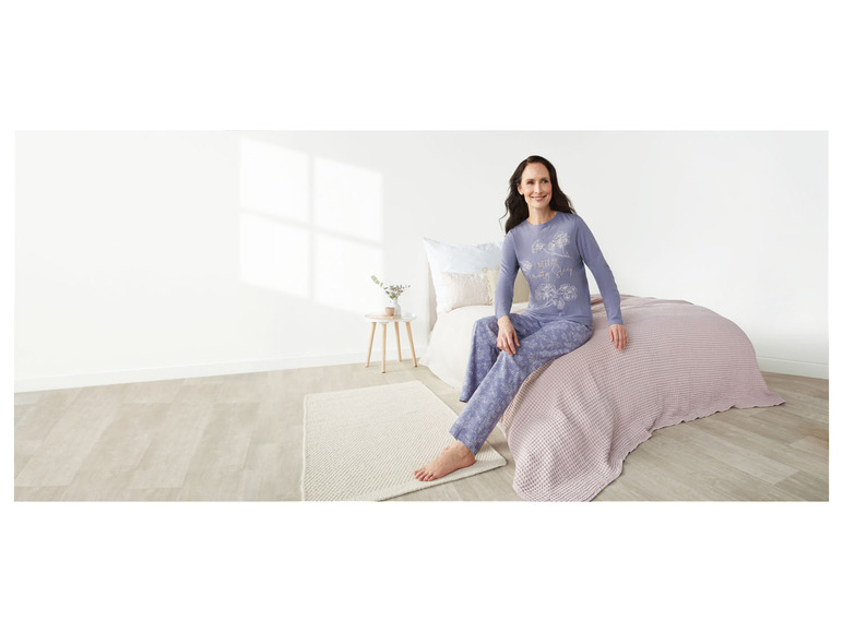 Gehe zu Vollbildansicht: esmara® Damen Pyjama aus reiner Baumwolle - Bild 18