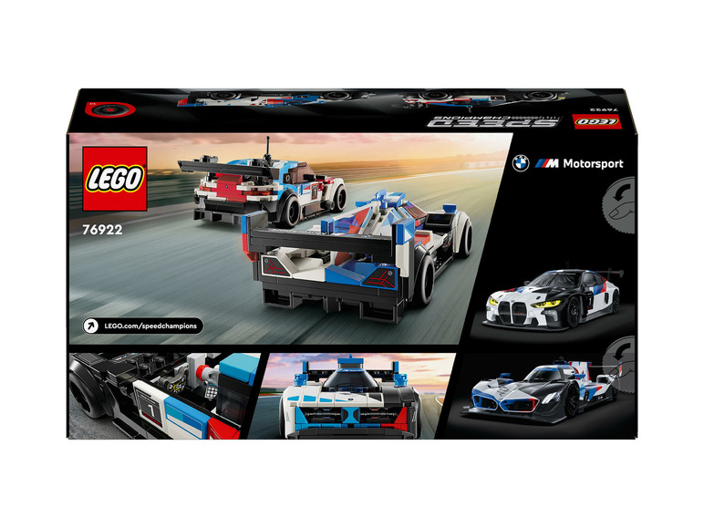 Gehe zu Vollbildansicht: LEGO® Speed Champions 76922 »BMW M4 GT3 & BMW M Hybrid V8 Rennwagen« - Bild 7