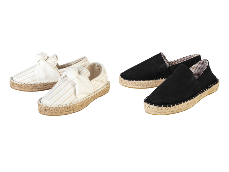 Gehe zu Vollbildansicht: esmara® Damen Espadrilles, hoher Baumwollanteil - Bild 1