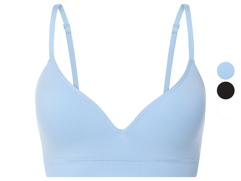 esmara® Damen Soft-BH, seamless, in Ripp-Qualität