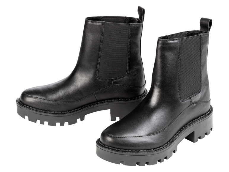 Gehe zu Vollbildansicht: esmara® Damen Chelsea-Stiefelette mit seitlichem Elastikeinsatz - Bild 2