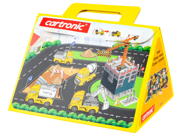 Play tragbaren im Koffer Verkehrsspielplatz, Truck Set«, »Friction cartronic