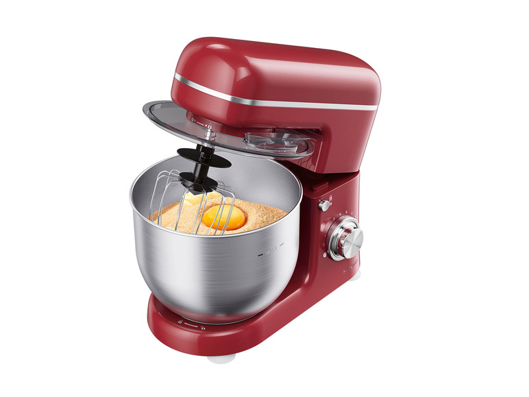 Gehe zu Vollbildansicht: SILVERCREST® KITCHEN TOOLS Küchenmaschine »SKM 600 D3«, rot, 600 W - Bild 7