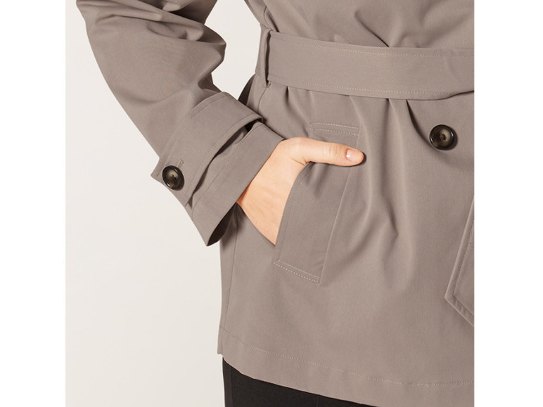 Gehe zu Vollbildansicht: esmara® Damen Trenchcoat mit breitem Reverskragen - Bild 6