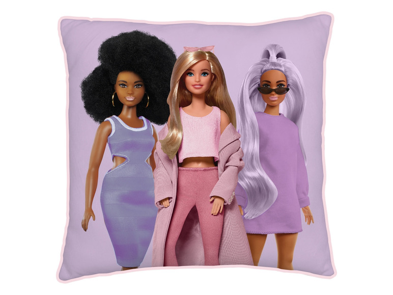 Gehe zu Vollbildansicht: Barbie Kinder Kuscheldecke mit Kissen, 100 x 150 cm - Bild 5