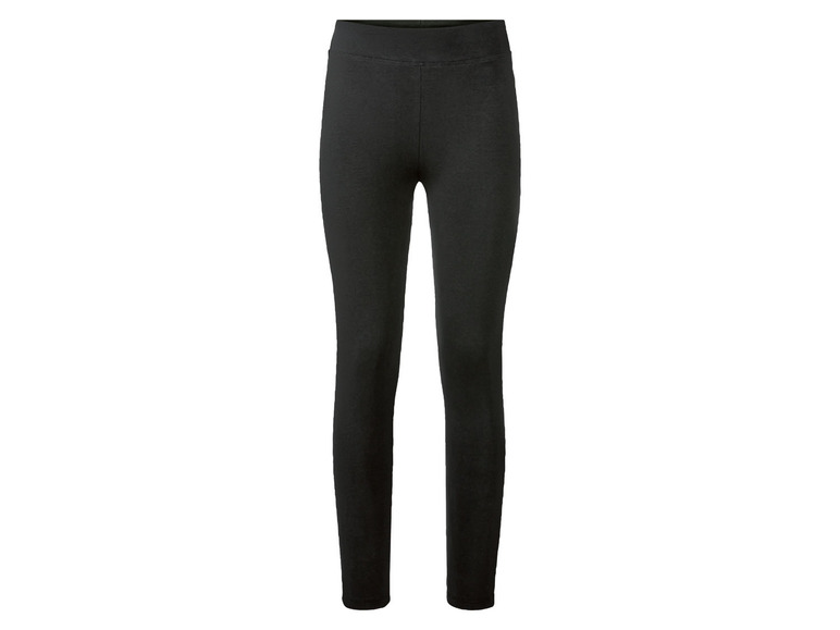 Gehe zu Vollbildansicht: Nur Die Damen Baumwoll Leggings, 2 Stück, atmungsaktiv und supersoft, schwarz - Bild 3