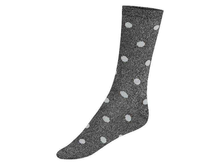 Gehe zu Vollbildansicht: esmara® Damen Socken, 5 Paar, mit Glitzereffekt - Bild 5