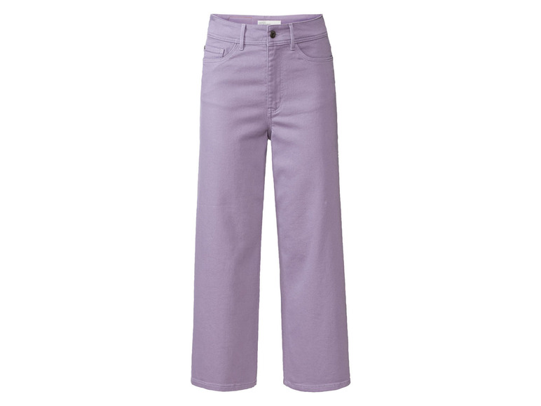 Gehe zu Vollbildansicht: esmara® Damen Jeans, Wide Leg, moderne Knöchellänge - Bild 2