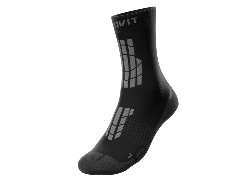 Gehe zu Vollbildansicht: CRIVIT Herren Outdoorsocken, 2 Paar, mit SmartStep-Fußbett - Bild 6