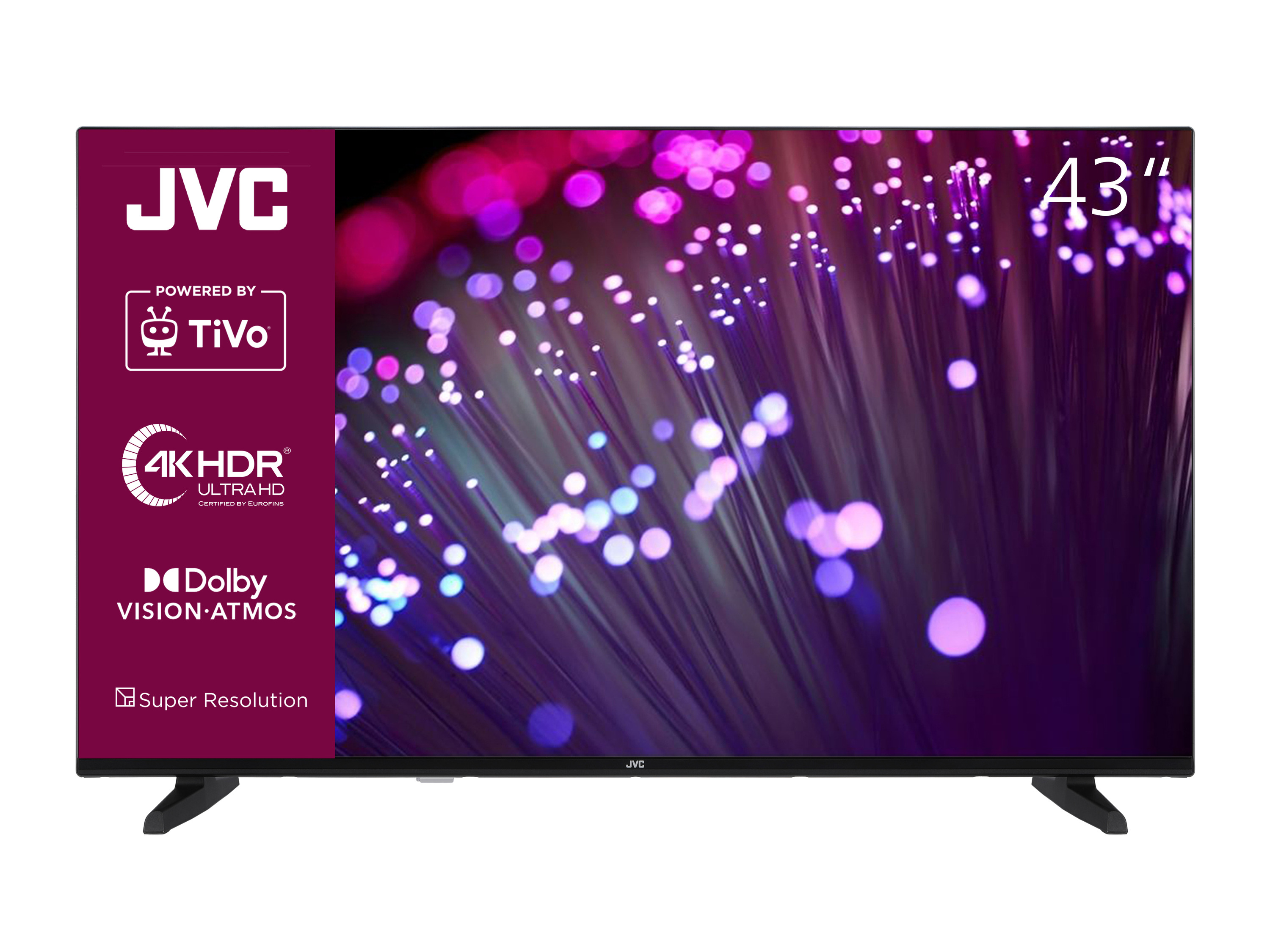 JVC Fernseher LT-VU3455 TiVo Smart TV 4K UHD (43 Zoll) 43 Zoll