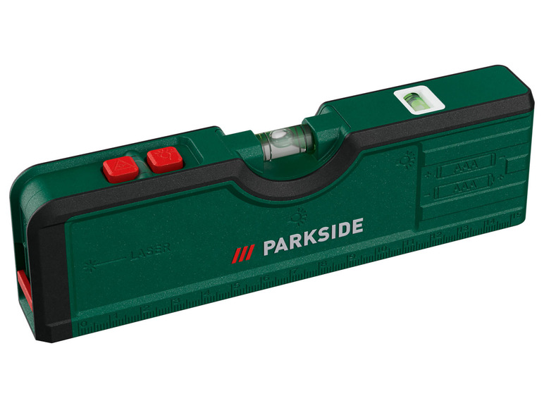 PARKSIDE® Laserwasserwaage, höhenverstellbarem Dreibein-Stativ mit