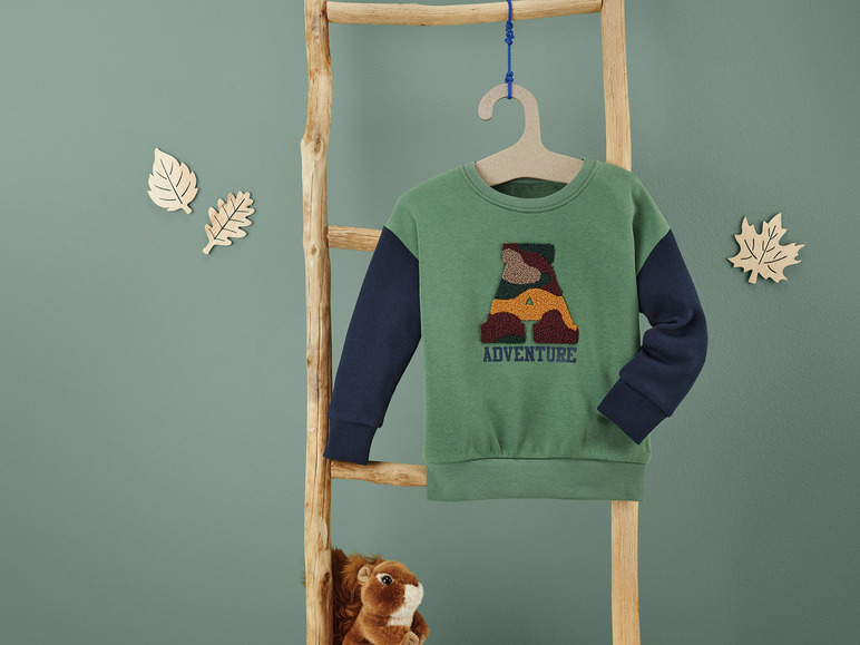 Gehe zu Vollbildansicht: lupilu® Kleinkinder Sweatpullover mit Textildruck - Bild 9