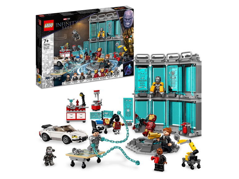 Marvel Heroes 76216 LEGO® Marvel »Iron Mans Werkstatt« LEGO Super