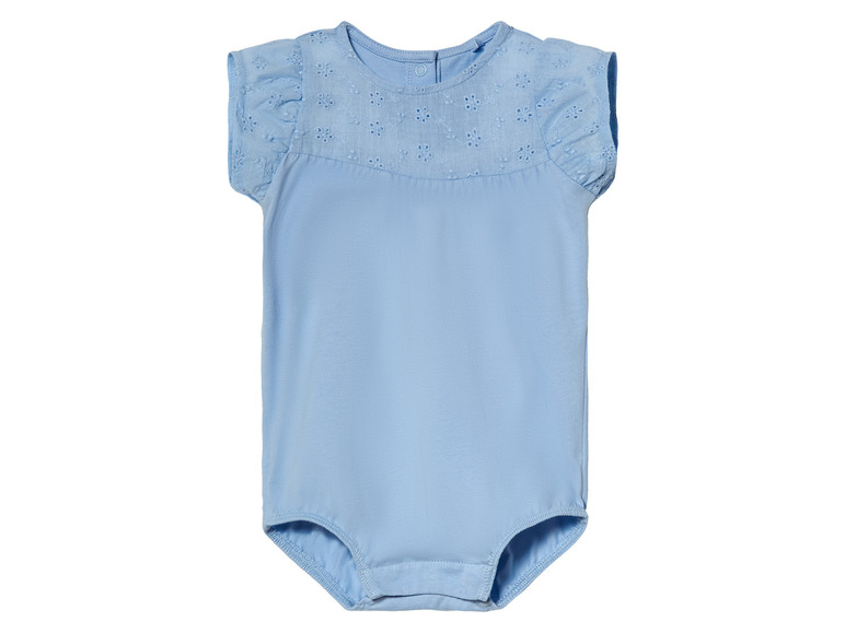 Gehe zu Vollbildansicht: lupilu® Baby T-Shirt-Body mit Lochstickerei - Bild 2