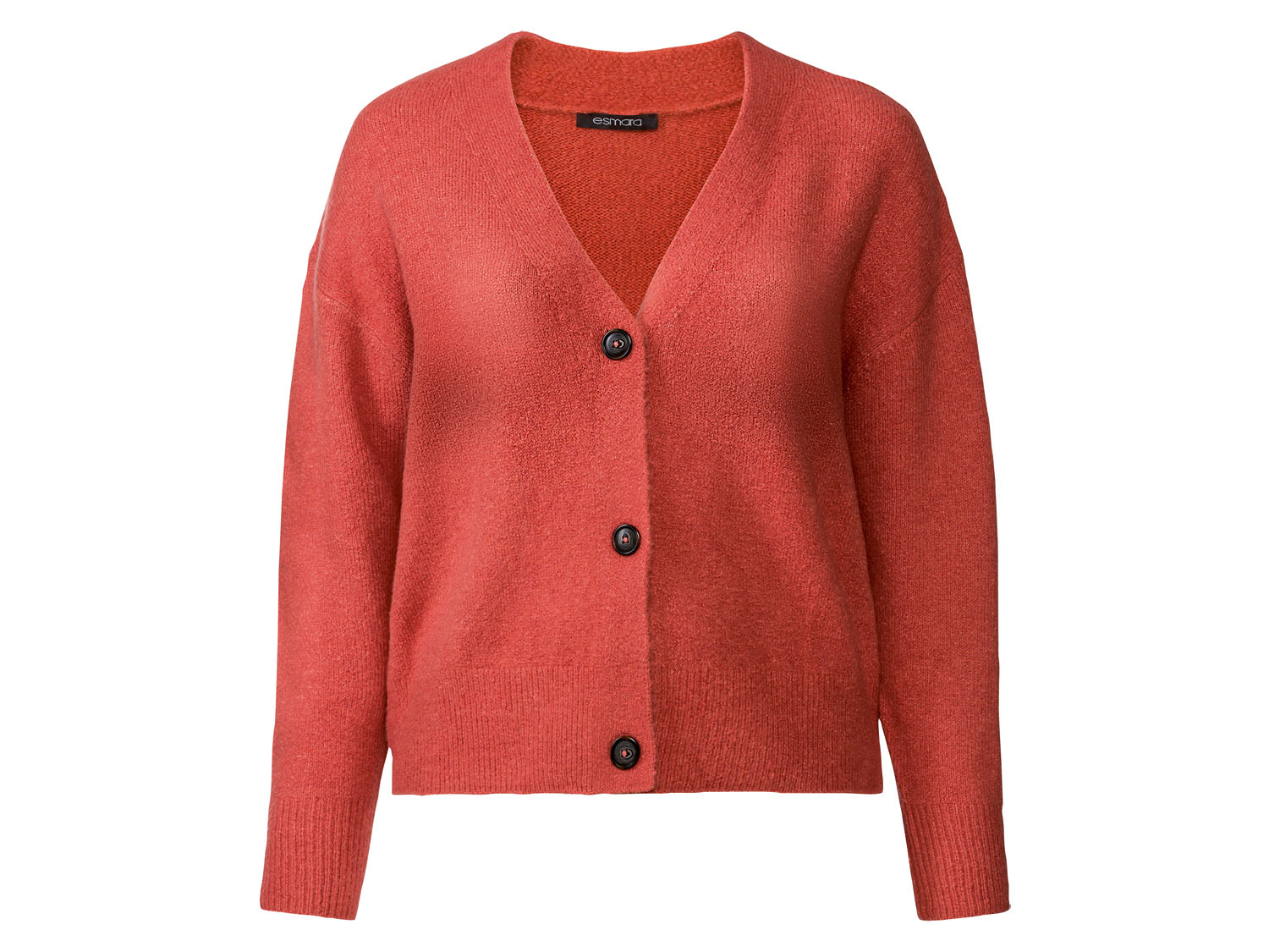 esmara® Damen Cardigan (3XL (56/58), rot) 3XL (56/58)