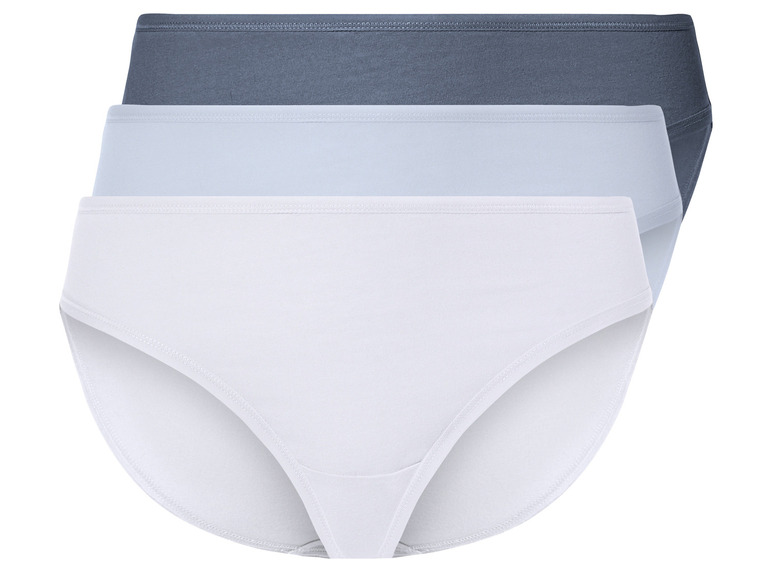 Gehe zu Vollbildansicht: esmara® Damen Slips, 3 Stück, hoher Baumwollanteil - Bild 2