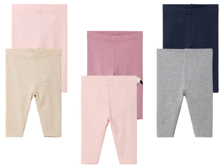 lupilu® Baby Leggings, 2 Stück, mit Bio-Baumwolle