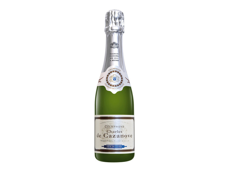 Sansibar Charles Champagner 0,375-l-Flasche, Champagner brut Cazanove de