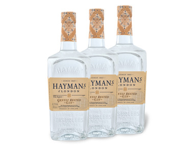Spirituosenpaket 3 x Hayman\'s 0,7-l-Flasche Gently Cas…