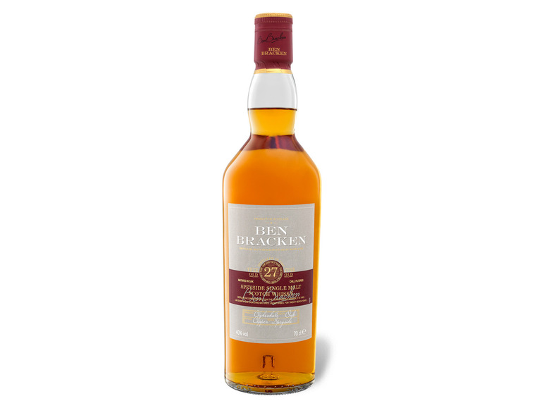 Scotch Malt Single Jahre 40% Bracken Vol Ben mit Speyside 27 Geschenkbox Whisky
