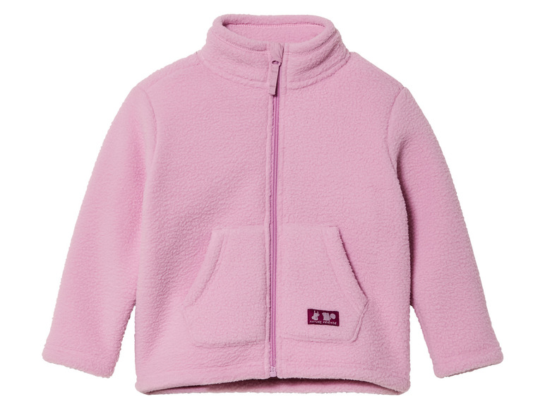 Gehe zu Vollbildansicht: lupilu® Kleinkinder Fleecejacke aus weichem Lammfellimitat - Bild 4