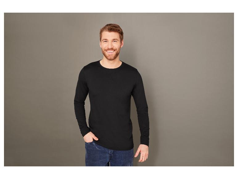 Gehe zu Vollbildansicht: LIVERGY® Herren Thermo-Langarmshirt, mit Baumwolle - Bild 10