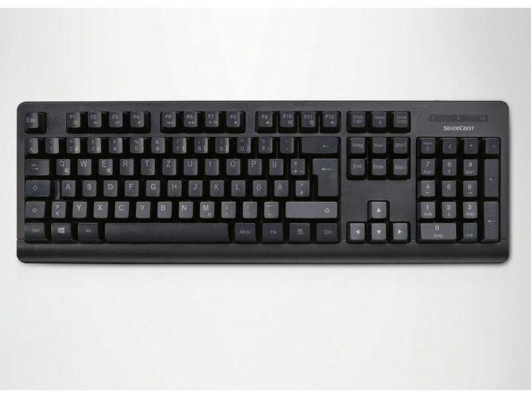 SILVERCREST® Tastatur, kabellos, mit USB-Nano-Empfänger