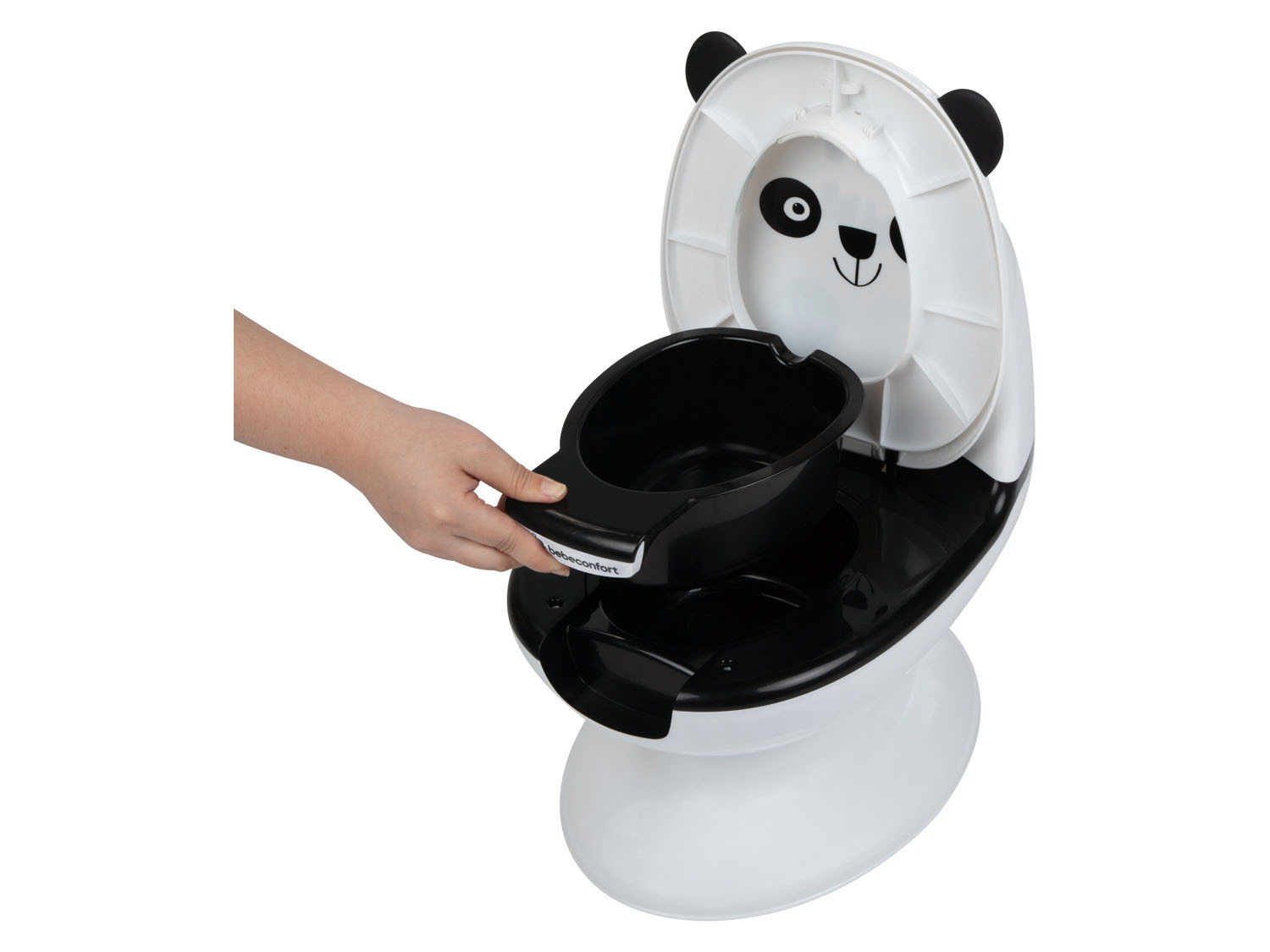 bebeconfort Mini Panda Toilette, Spülgeräuschen mit