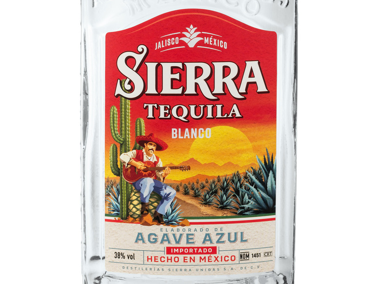 Sierra Tequila Vol 38% Silver