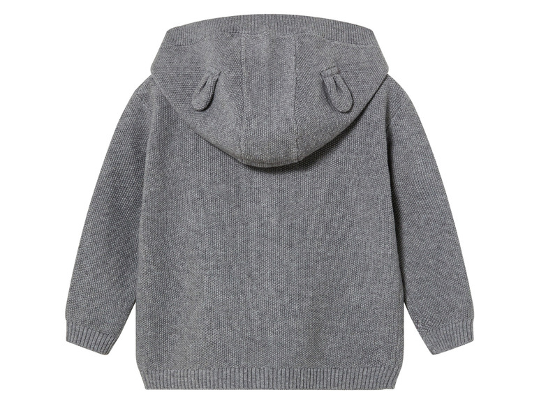 Gehe zu Vollbildansicht: lupilu® Baby Strickjacke, aufgesetzte Taschen mit Stickerei - Bild 7