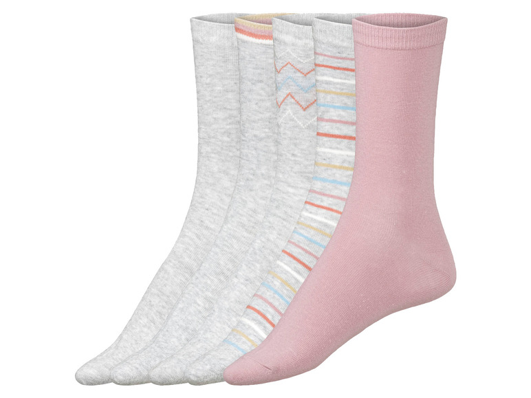 Gehe zu Vollbildansicht: esmara® Damen Socken, 5 Paar, mit hohem Baumwollanteil - Bild 2