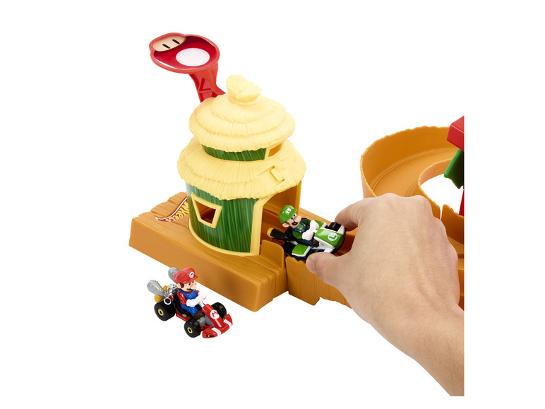 inkl. 1 »Mario Trackset Wheels Hot Kart Fahrzeug Rundkurs«,