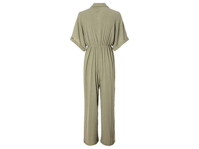 Gehe zu Vollbildansicht: esmara® Damen Jumpsuit, mit Ärmeln in Krempeloptik - Bild 4