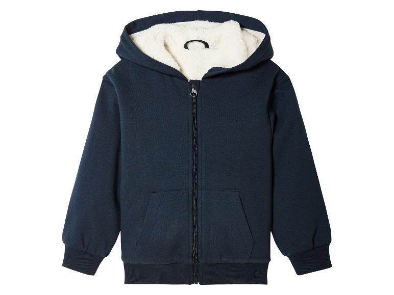 Gehe zu Vollbildansicht: lupilu® Kinder Sweatjacke, mit Teddyfutter - Bild 4