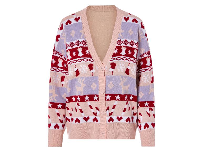 Gehe zu Vollbildansicht: esmara® Damen Cardigan mit weihnachtlichen Motiven - Bild 8